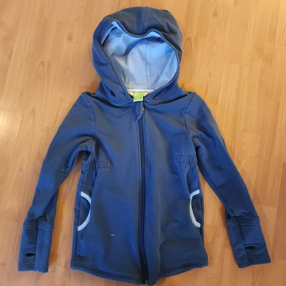 Blue Zip-Up Hoodie